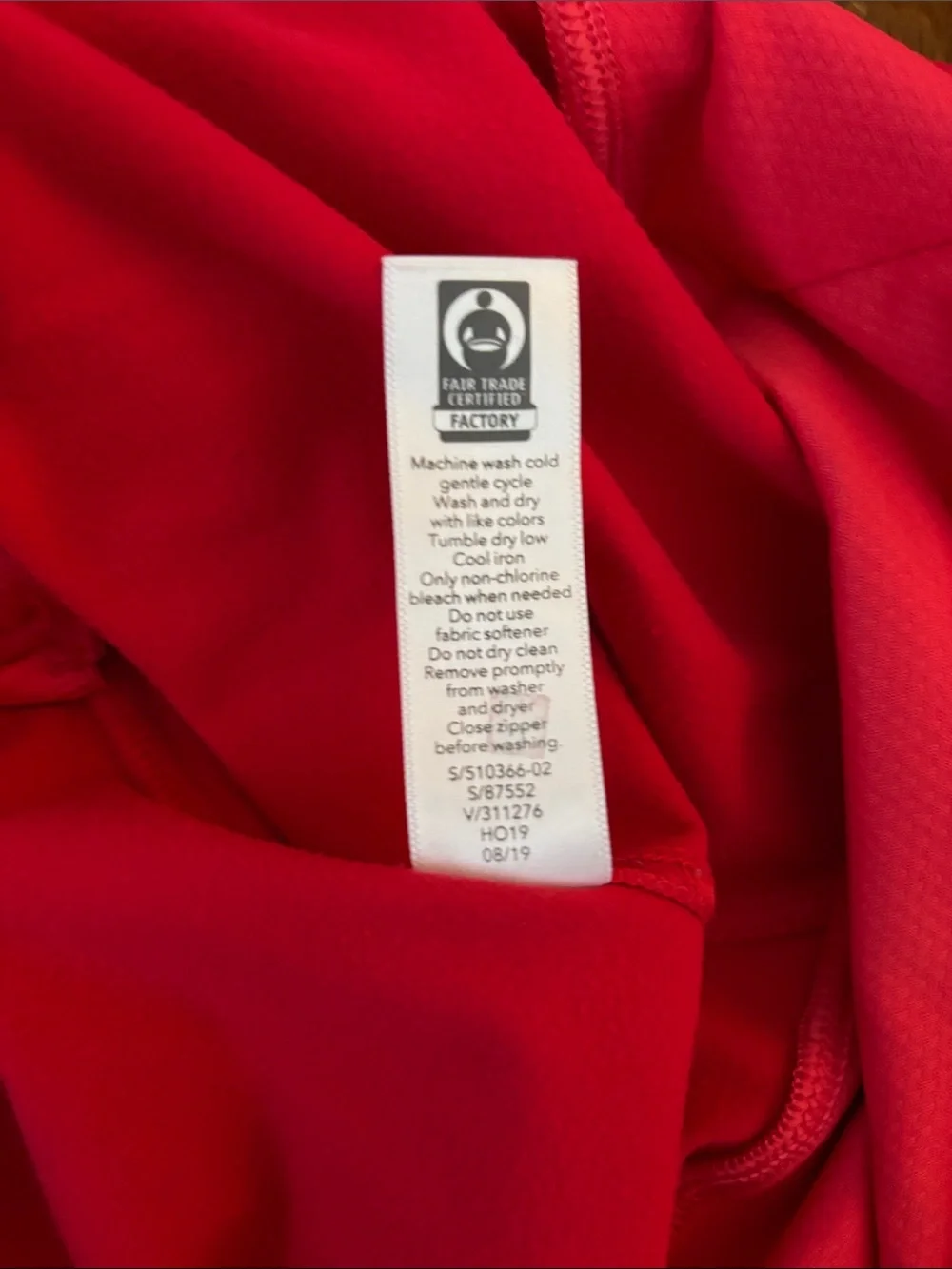 Athleta Bright Red Quarter-Zip Performance Pullover
